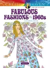 Creative Haven Fabulous Fashions of the 1960s Coloring Book cover