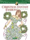 Creative Haven Christmas Fantasy Fashions Coloring Book cover