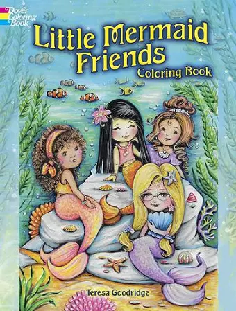 Little Mermaid Friends Coloring Book cover