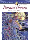 Creative Haven Dream Horses Coloring Book cover