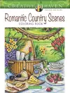Creative Haven Romantic Country Scenes Coloring Book cover