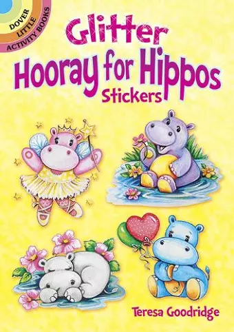 Glitter Hooray for Hippos Stickers cover