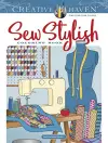 Creative Haven Sew Stylish Coloring Book cover