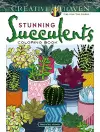 Creative Haven Stunning Succulents Coloring Book cover