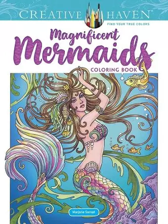 Creative Haven Magnificent Mermaids Coloring Book cover