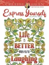 Creative Haven Express Yourself! Coloring Book cover