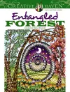 Creative Haven Entangled Forest Coloring Book cover