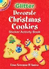 Glitter Decorate Christmas Cookies Sticker Activity Book cover