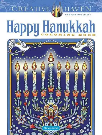 Creative Haven Happy Hanukkah Coloring Book cover