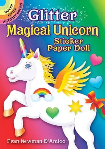 Glitter Magical Unicorn Sticker Paper Doll cover