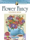 Creative Haven Flower Fancy Coloring Book cover