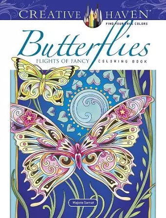 Creative Haven Butterflies Flights of Fancy Coloring Book cover