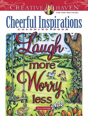 Creative Haven Cheerful Inspirations Coloring Book cover