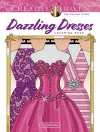 Creative Haven Dazzling Dresses Coloring Book packaging
