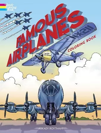 Famous Airplanes Coloring Book cover