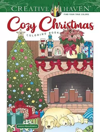 Creative Haven Cozy Christmas Coloring Book cover