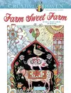 Creative Haven Farm Sweet Farm Coloring Book cover