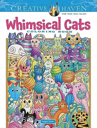 Creative Haven Whimsical Cats Coloring Book cover