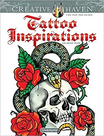 Creative Haven Tattoo Inspirations Coloring Book cover