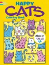 Happy Cats Coloring Book/Happy Cats Color by Number cover