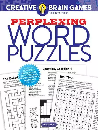 Creative Brain Games Perplexing Word Puzzles cover