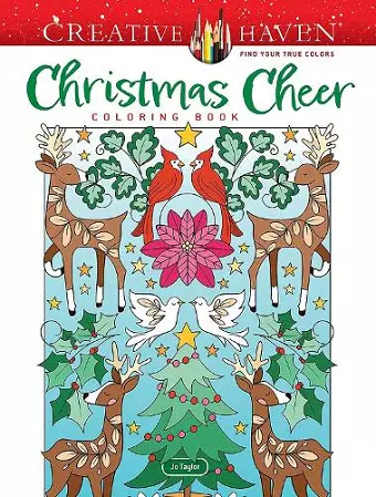 Creative Haven Christmas Cheer Coloring Book cover