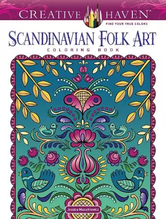 Creative Haven Scandinavian Folk Art Coloring Book cover