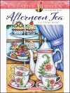 Creative Haven Afternoon Tea Coloring Book cover