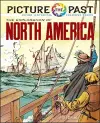 Picture the Past: the Exploration of North America, Historical Coloring Book cover