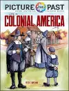 Picture the Past: Life in Colonial America, Historical Coloring Book cover