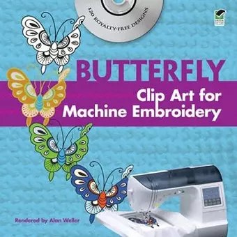 Butterfly Clip Art for Machine Embroidery cover