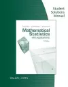 Student Solutions Manual for Wackerly/Mendenhall/Scheaffer's  Mathematical Statistics with Applications, 7th cover