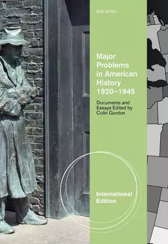 Major Problems in American History, 1920-1945 cover