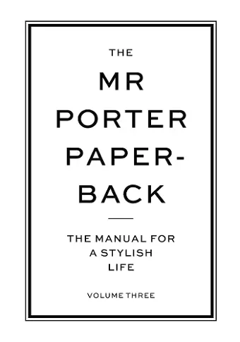 The Mr Porter Paperback cover