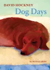 David Hockney Dog Days: Notecards cover