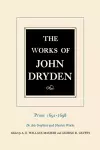 The Works of John Dryden, Volume XX cover