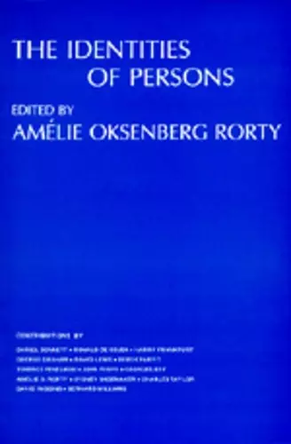 The Identities of Persons cover