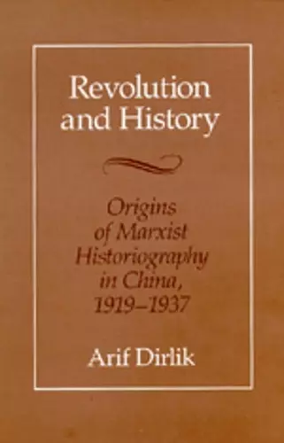 Revolution and History cover