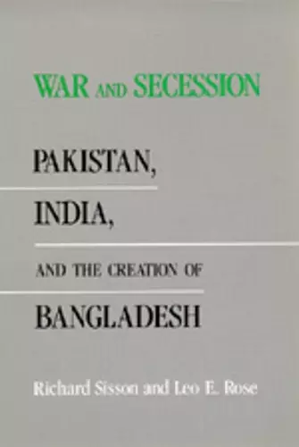 War and Secession cover