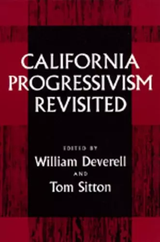 California Progressivism Revisited cover