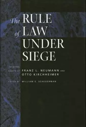 The Rule of Law Under Siege cover