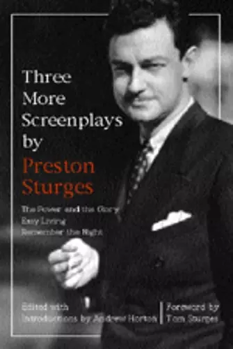 Three More Screenplays by Preston Sturges cover