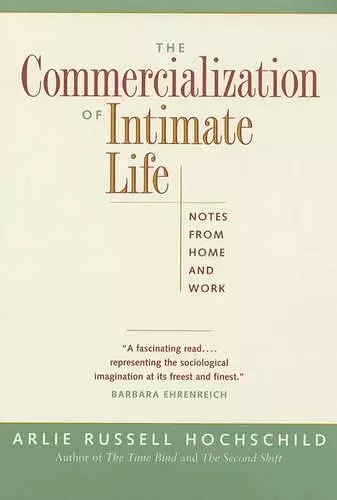 The Commercialization of Intimate Life cover