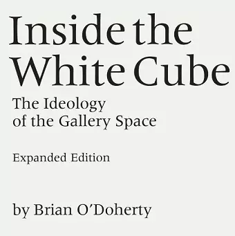 Inside the White Cube cover