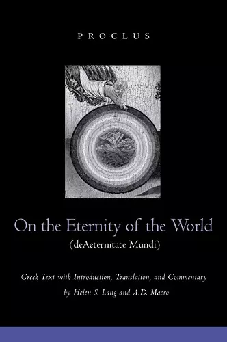 On the Eternity of the World de Aeternitate Mundi cover