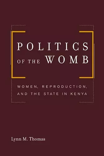 Politics of the Womb cover