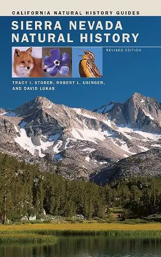 Sierra Nevada Natural History cover