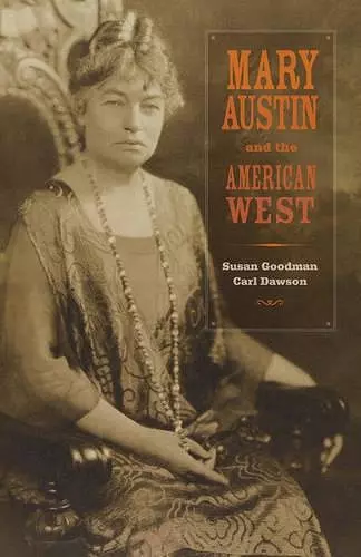 Mary Austin and the American West cover