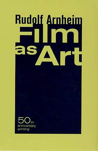 Film as Art, 50th Anniversary Printing cover