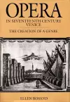 Opera in Seventeenth-Century Venice cover